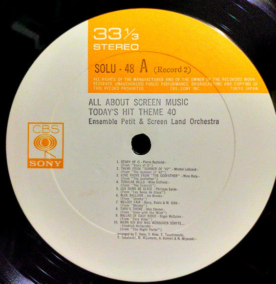 All About Screen Music / Today's Hit Theme 40