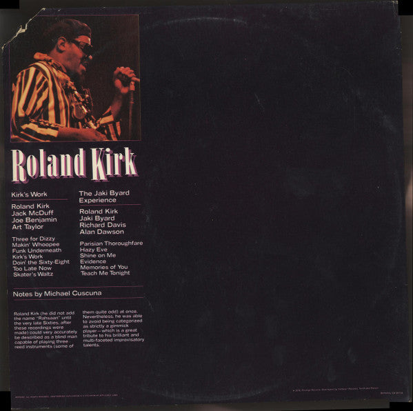 Release: Pre-Rahsaan-Vinyl-US-1978-P-24080-11411890