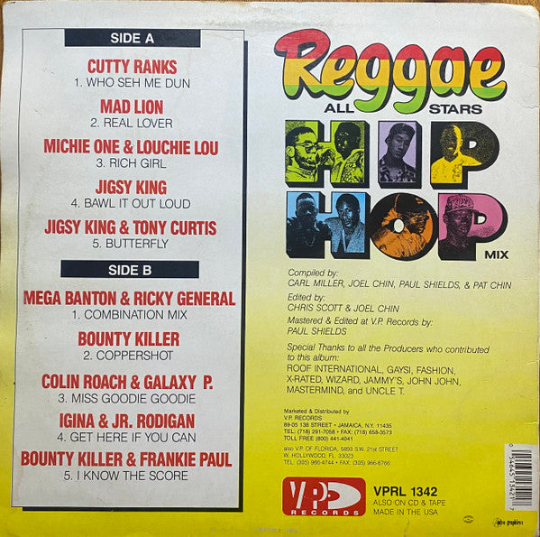 Reggae All Stars Hip Hop
