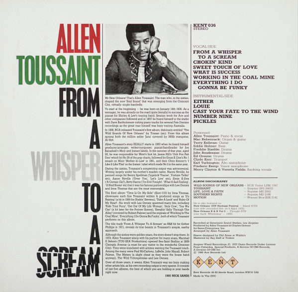 From A Whisper To A Scream