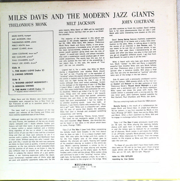 Miles Davis And The Modern Jazz Giants