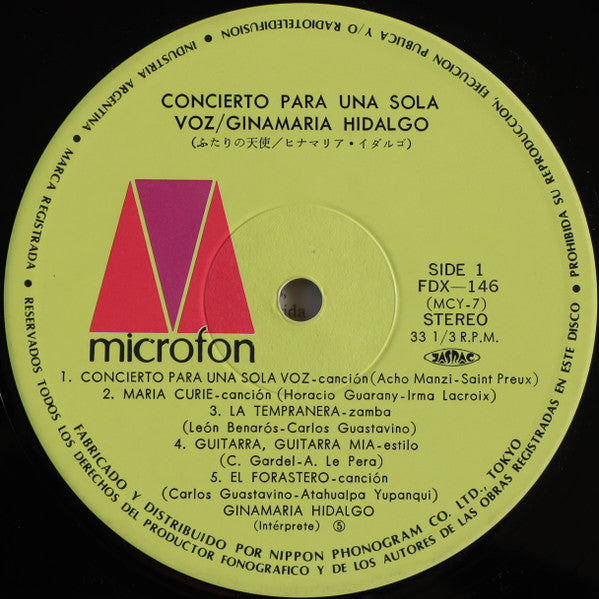 Concierto Para Una Sola Voz