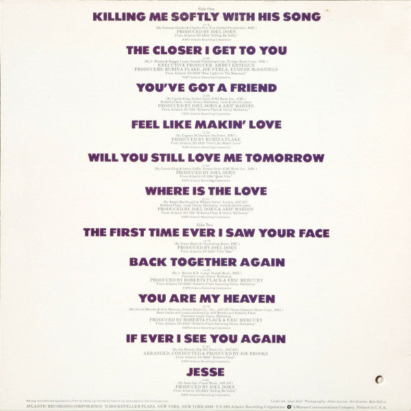 Release: The Best Of Roberta Flack-Vinyl-US-1981-SD 19317-10415260