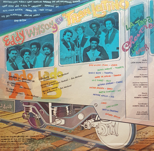 Master Release: Eddy Wilson Y Su Tren Latino by Eddy Wilson Y Su Tren Latino