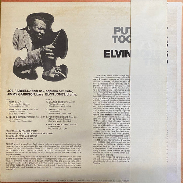 Release: Puttin' It Together-Vinyl-Japan-1973-BST-84282-27565344