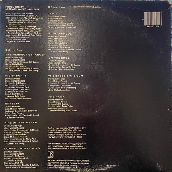 Release: The Perfect Stranger-Vinyl-US-1982-60151-1-26133818