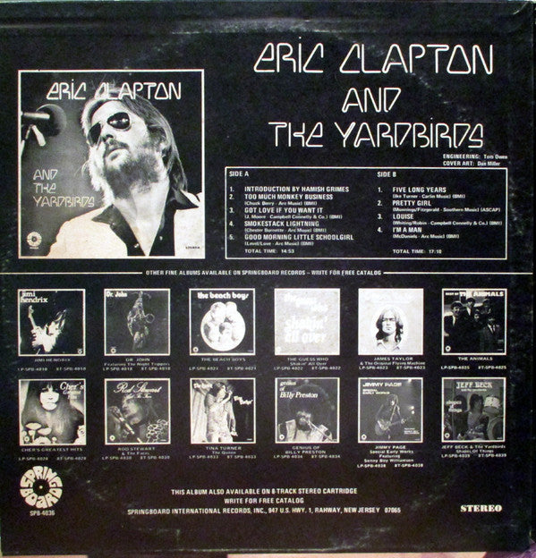 Eric Clapton And The Yardbirds