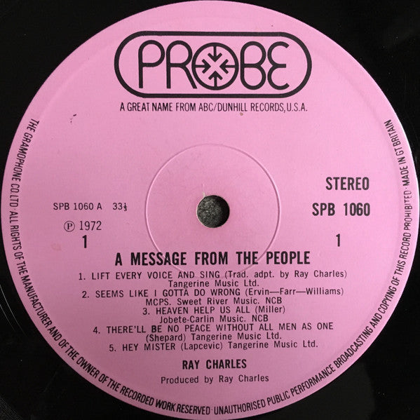 A Message From The People