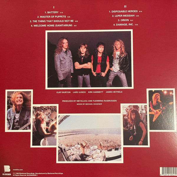 Master Release: Master Of Puppets by Metallica