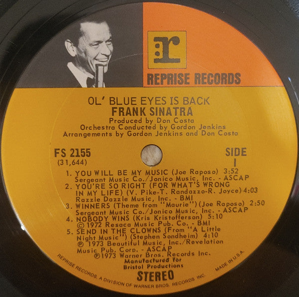 Ol' Blue Eyes Is Back