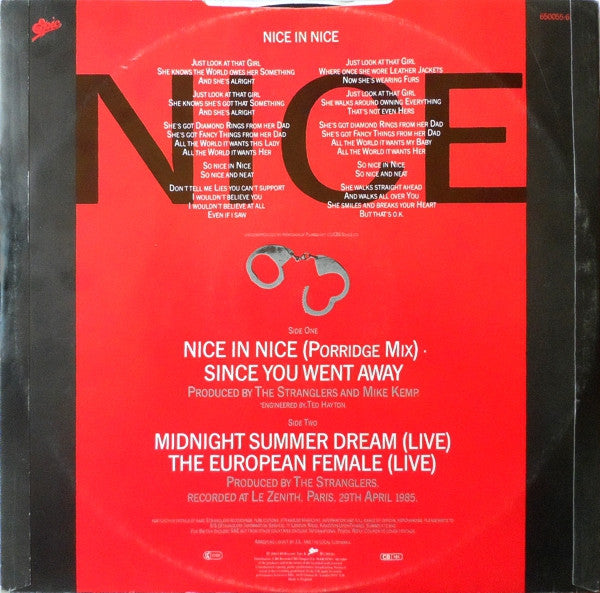 Master Release: Nice In Nice by The Stranglers