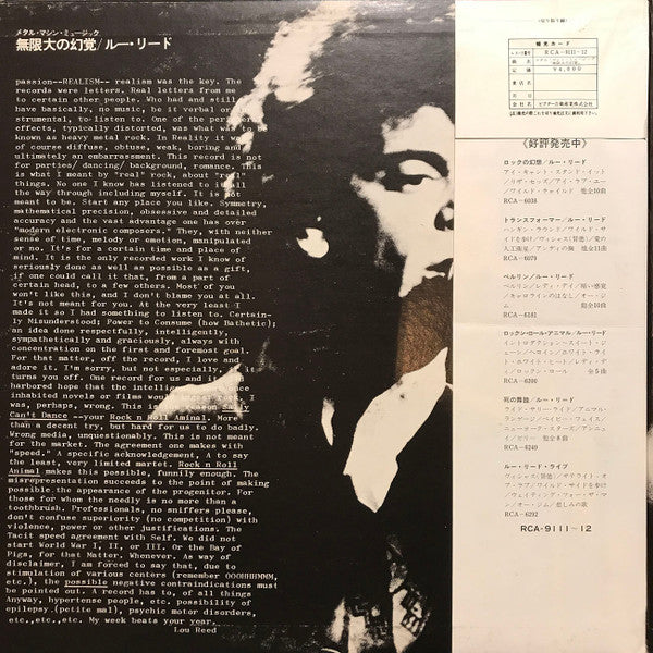 Metal Machine Music (The Amine β Ring) = メタル・マシン・ミュージック「無限大の幻覚」