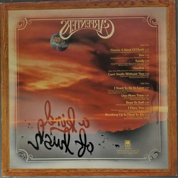 Release: A Kind Of Hush-Vinyl-US-1976-SP-4581, SP 4581-14368748