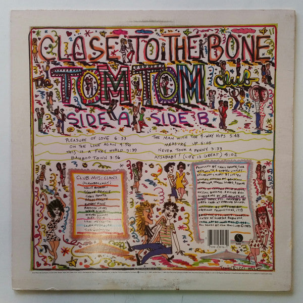 Release: Close To The Bone-Vinyl-US-1983-9 23916-1, 1-23916-10411063