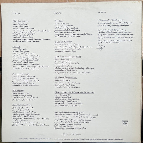 Release: Second Childhood-Vinyl-Canada-1976-PC 33952-22750499