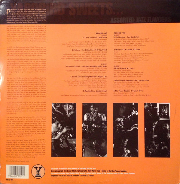 Yardbird Sweets...Assorted Jazz Flavours