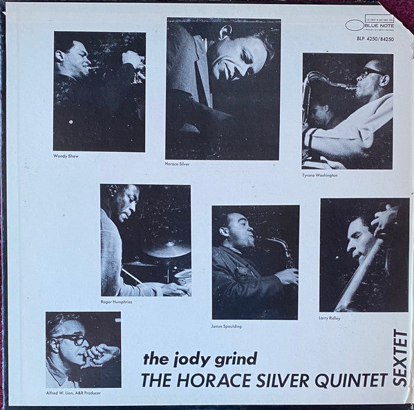 Master Release: The Jody Grind by The Horace Silver Quintet