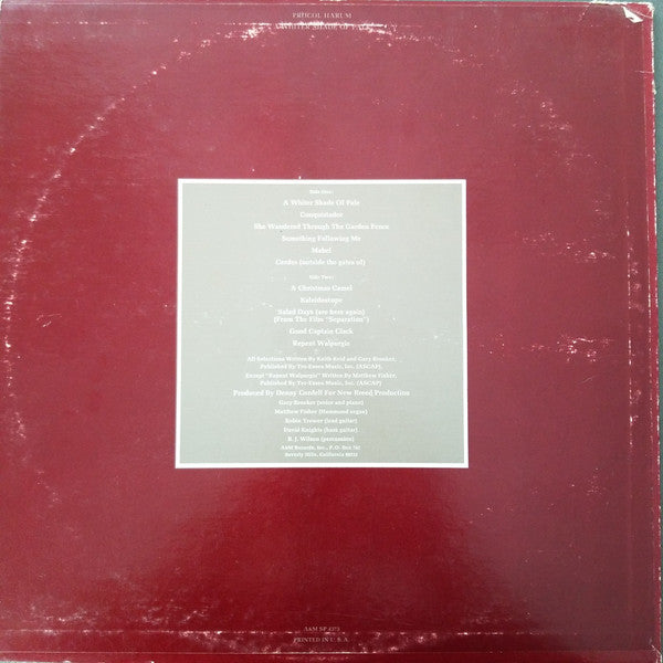 Release: Procol Harum-Vinyl-US-1973-SP 4373-13928785