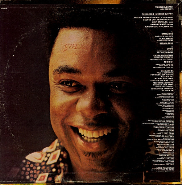 Release: High Energy-Vinyl-US-1974-KC 33048-4476754