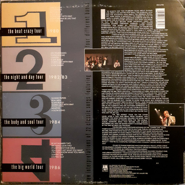 Release: Live 1980/86-Vinyl-UK-1988-AMA 6706-2400966