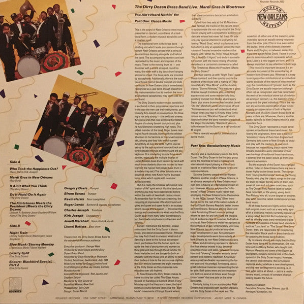 Master Release: Mardi Gras In Montreux, Live by The Dirty Dozen Brass Band