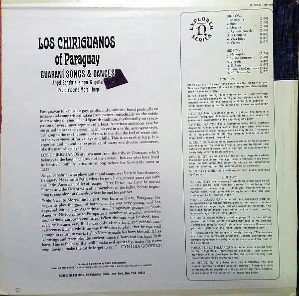 Release: The Pulsating Sounds Of Paraguay-Vinyl-US-1968-H-72021-8279990