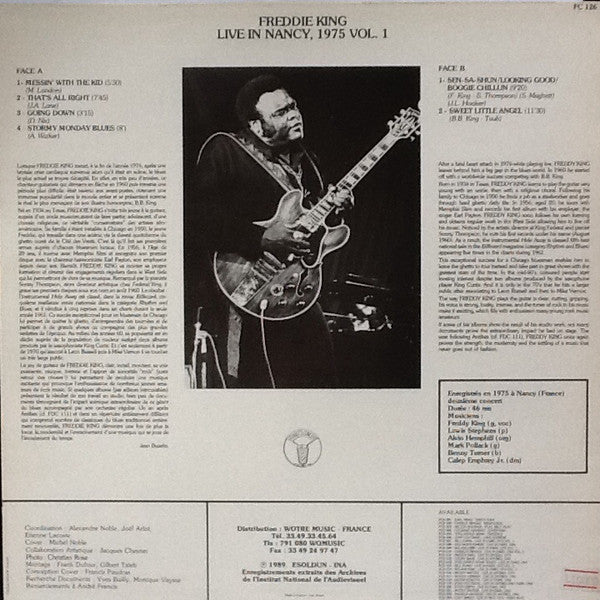 Master Release: Live In Nancy, 1975  Vol. 1 by Freddie King