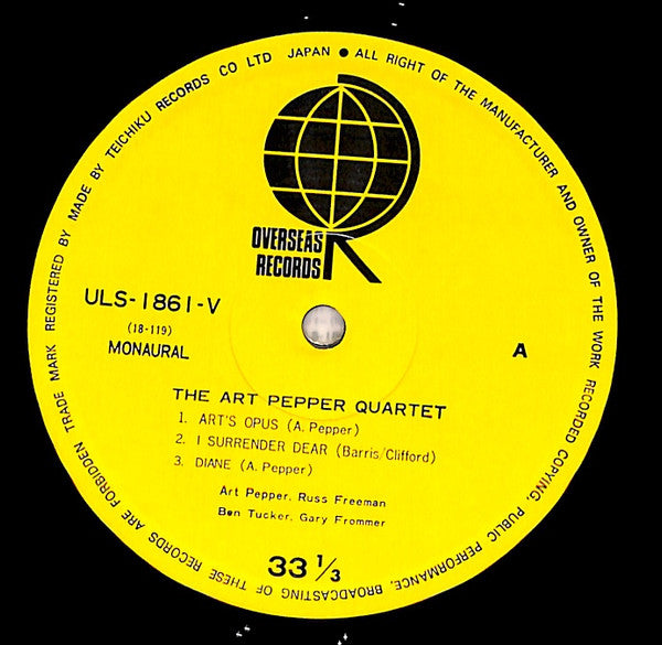 The Art Pepper Quartet