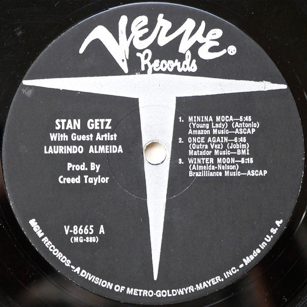 Stan Getz With Guest Artist Laurindo Almeida