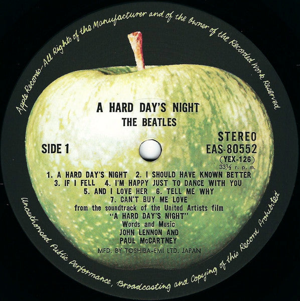 A Hard Day's Night = ビートルズがやって来る ヤア! ヤア! ヤア!
