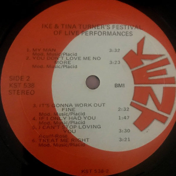 Ike & Tina Turner's Festival Of Live Performances