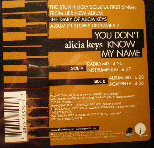 You Don't Know My Name