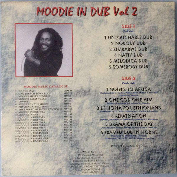 Master Release: Moodie In Dub Vol 2 - Featuring Roots Dub From 1974 by L. Moodie