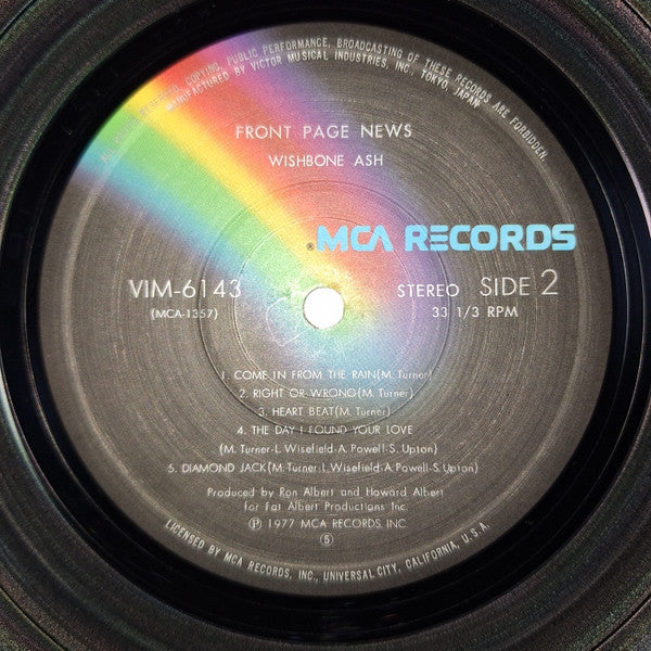 Front Page News = フロント・ページ・ニュース