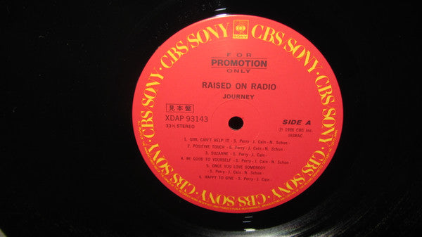 Release: Raised On Radio-Vinyl-Japan-1986-28AP-3177, XDAP 93143-9048241