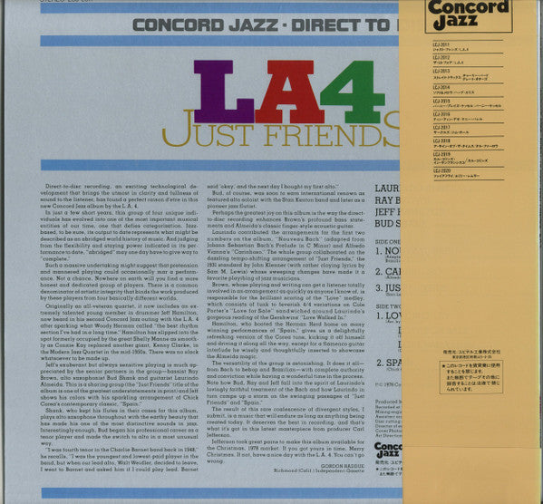 Release: Just Friends-Vinyl-Japan-1984-LCJ-2011-8955946