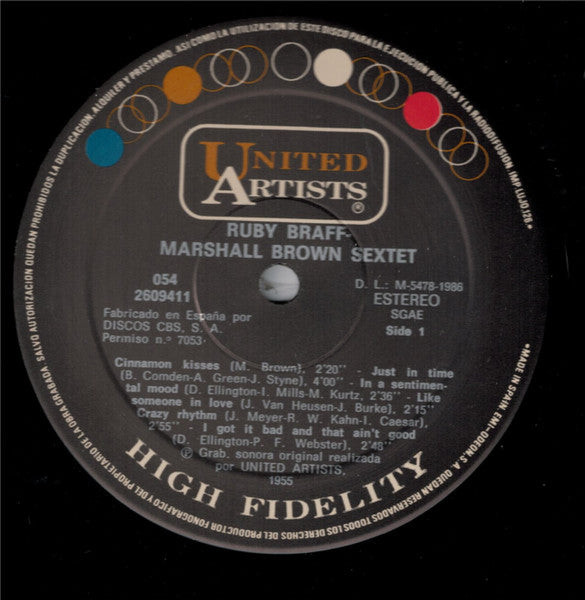 The Ruby Braff-Marshall Brown Sextet