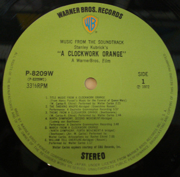 Stanley Kubrick's A Clockwork Orange