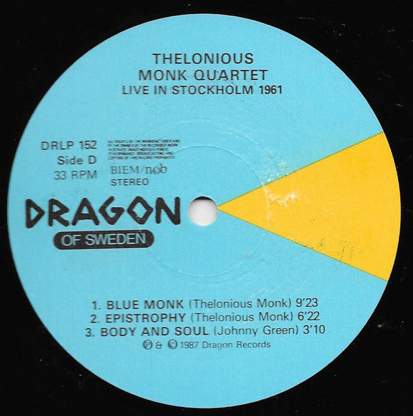 Live In Stockholm 1961