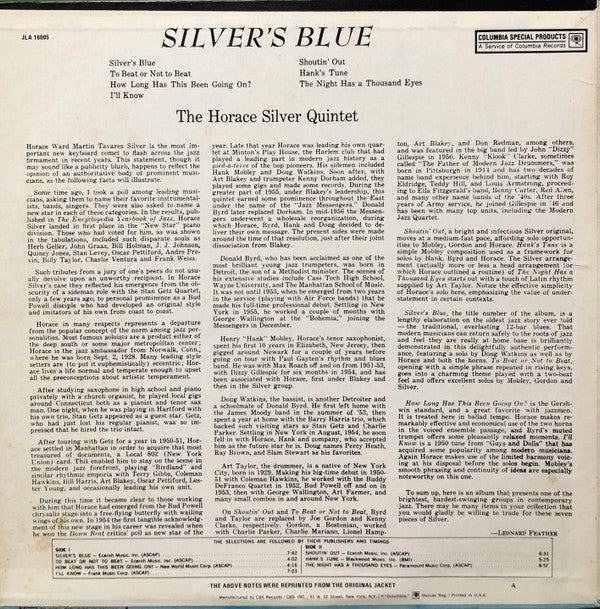 Release: Silver's Blue-Vinyl-US-None-JLA 16005-2190182