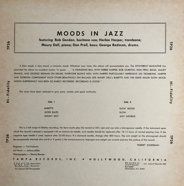 Release: The George Redman Group-Vinyl-US-1985-V.S.O.P. 15, TP26-5058239