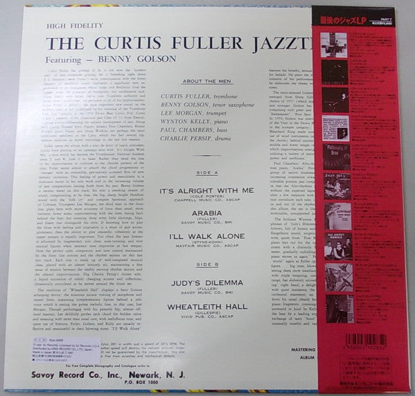 Release: The Curtis Fuller Jazztet-Vinyl-Japan-1991-KIJJ-2059, MG-12143-6438646