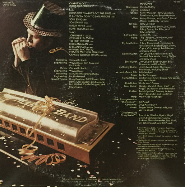 Master Release: Good Time Charlie by Charlie McCoy