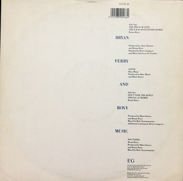 Release: The Price Of Love-Vinyl-UK-1989-EGOX 46-1413433