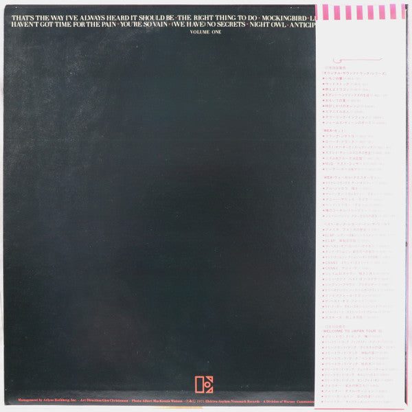 Release: The Best Of Carly Simon-Vinyl-Japan-1980-P-6364E-5851504