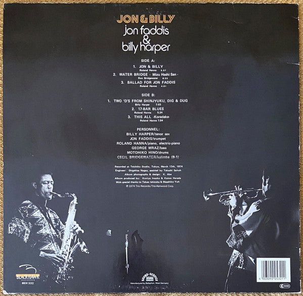 Master Release: Jon & Billy by Jon Faddis