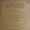 Various - Golden Voices Sing Light Music (LP, Compilation, Mono) - Very Good (VG) / Good (G)