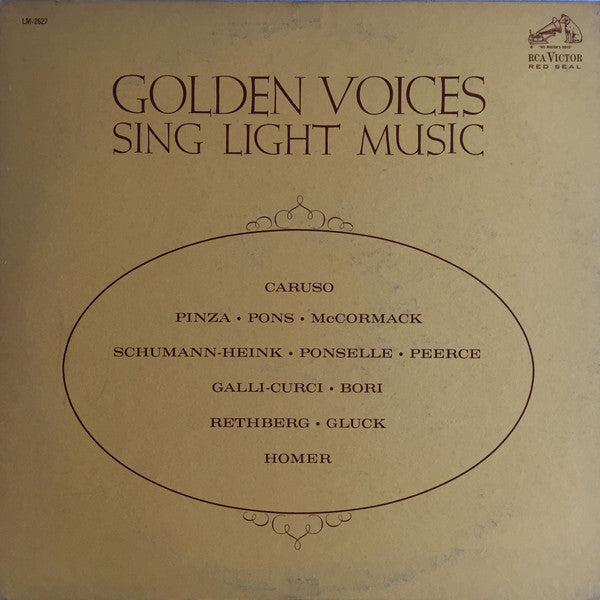 Golden Voices Sing Light Music
