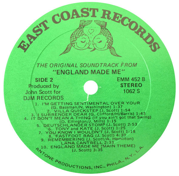 England Made Me (The Original Soundtrack)