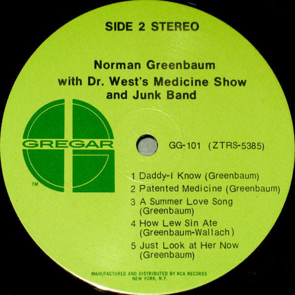 Norman Greenbaum With Dr. West's Medicine Show And Junk Band